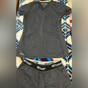 Grey's Anatomy Gray Scrub Set